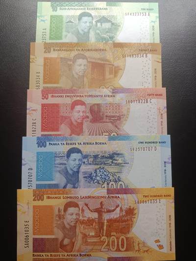 2025九月第三期（总193期） - 南非2018年曼德拉诞辰百年纪念钞套钞UNC，老年曼德拉和他的斗争之路
