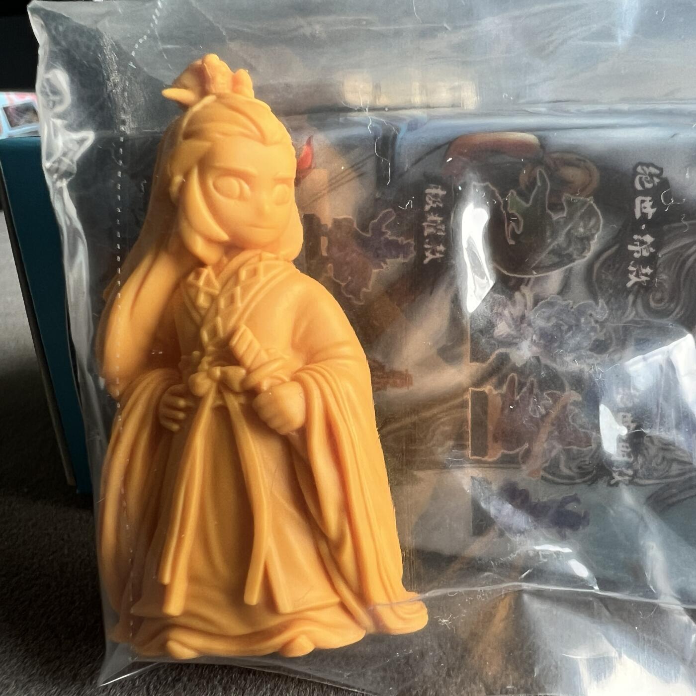 锦色铺子的潮玩拍第一期 卡游逐鹿中原迷你橡皮人偶 糜竺A款   无卡