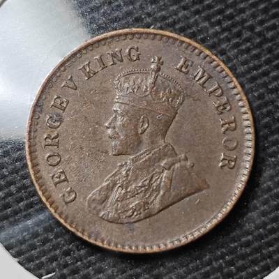 KK钱币收藏小铺 第339场 2月预留时间 周末发货 -  1932英属印度1/12安娜 铜币