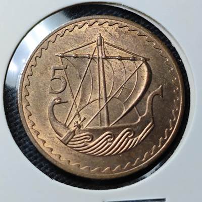 KK钱币收藏小铺 第340场 2月预留时间 周末发货 -  1963塞浦路斯5米尔 铜币 好品