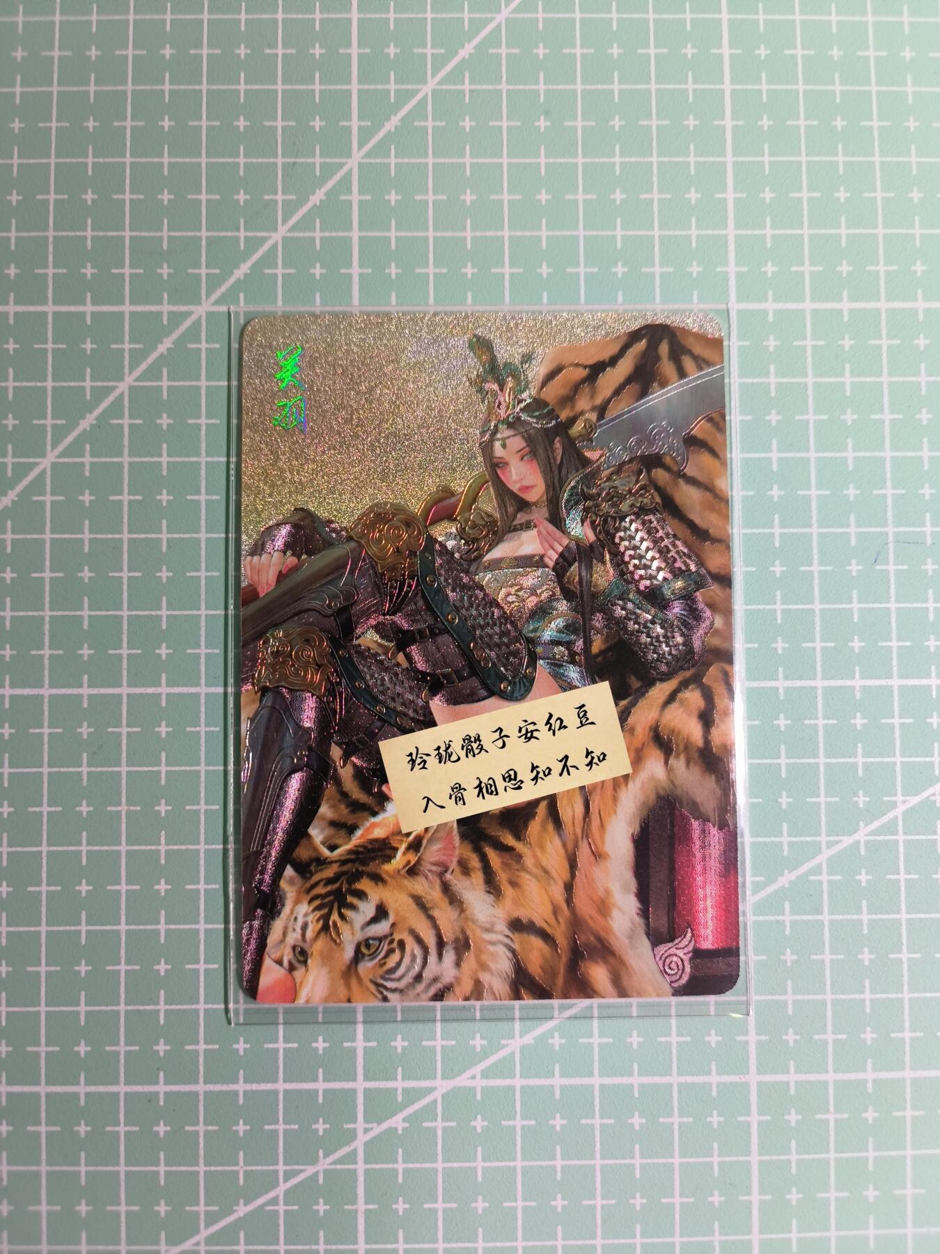 C先生卡牌 第12期 神州百花谱·西游姬·人间传·Art系列(持续收拍品中) 【浮雕】燎原×黑暗王朝《三国姬》关羽姬