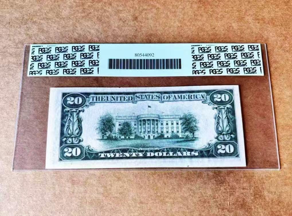 【礼羽收藏】🌏世界钱币拍卖第103期 美国 1934B 20美金 少见I冠9区 PCGS63EPQ 绿标