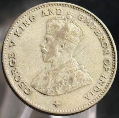 文馨钱币收藏第 272 场， 长期接收代拍品 - 美品 1918 年英属海峡乔治五世 10 分银币