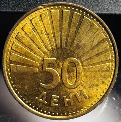 文馨钱币收藏第 272 场， 长期接收代拍品 -  北马其顿50顿 1993年海鸥