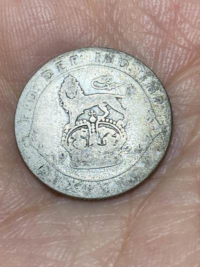 2025年第九十三场(总第一百一十九场）外国好品散币(免佣金) - 英国🇬🇧1924年6便士银币(乔治五世第二版，500银)