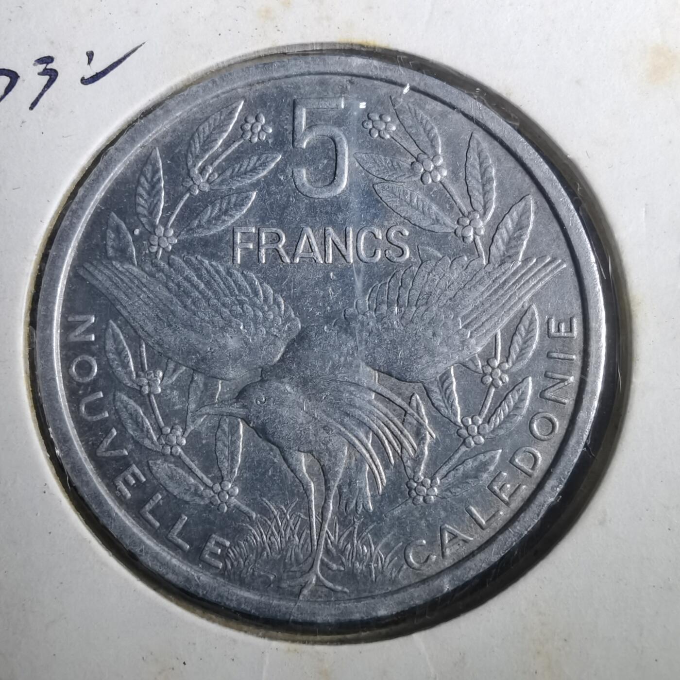 沼泽如烟--第842场 法属新喀里多尼亚1952年5法郎