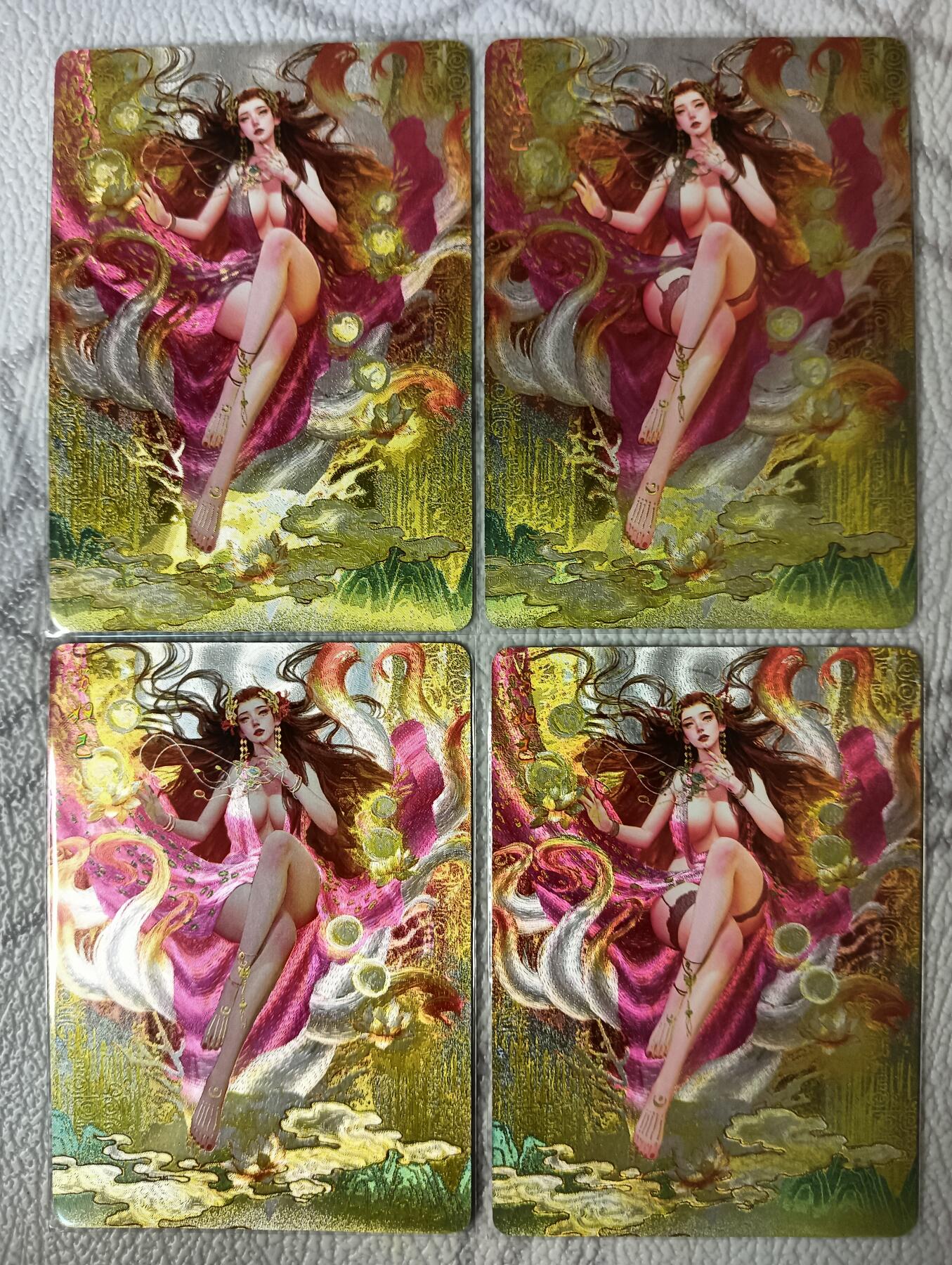 花开卡拍第39期（9月21号周日截拍，品控勿拍!!!拍品不寄存，运费5元，自制卡难免瑕疵，可能存在轻微撞角爆边等出厂瑕疵，品控介意勿拍！）
