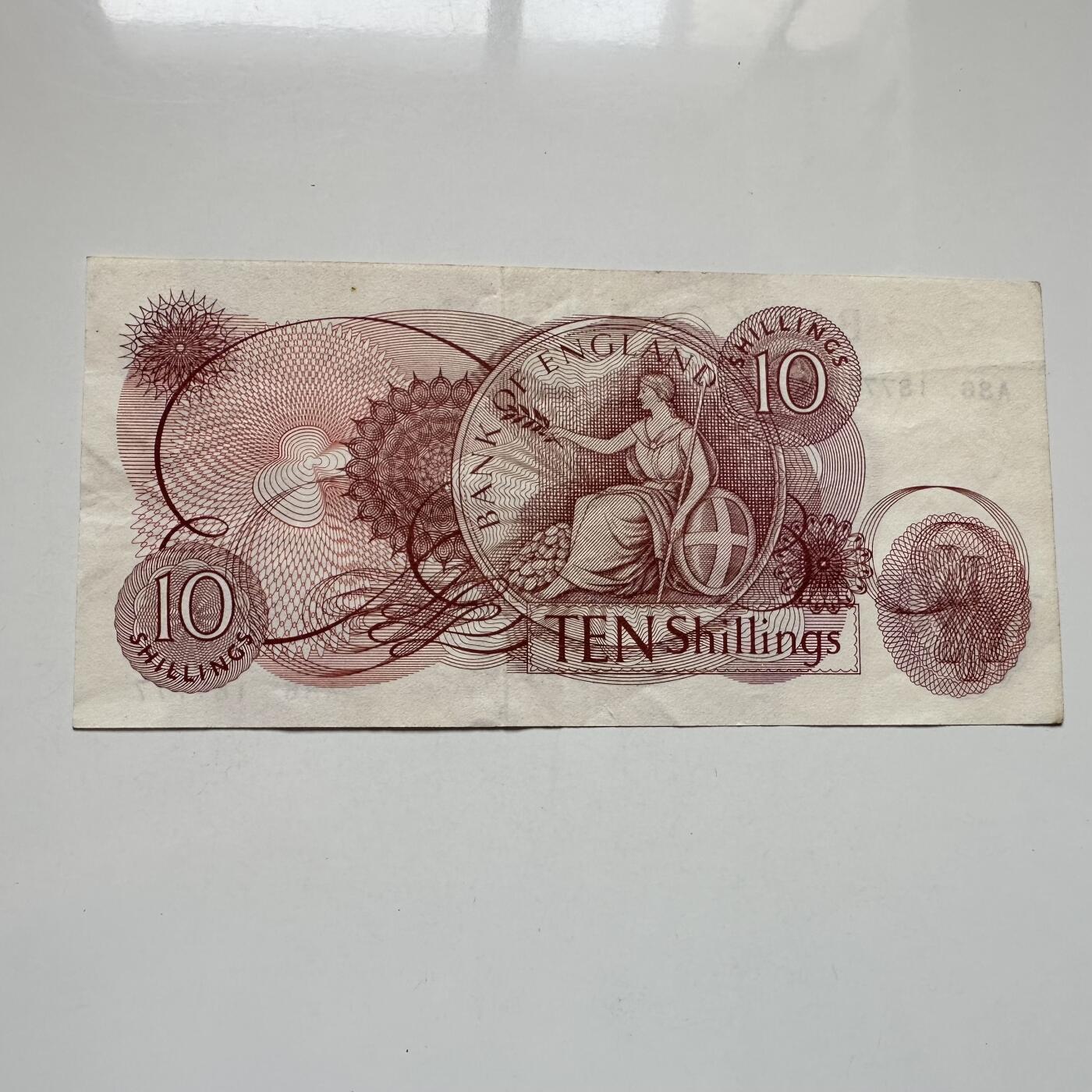 🌹外币初藏🌹🐯2025年第104场  每周二四六晚8️⃣点 接代拍 英国英格兰1960版10先令 7777狮子号 九品