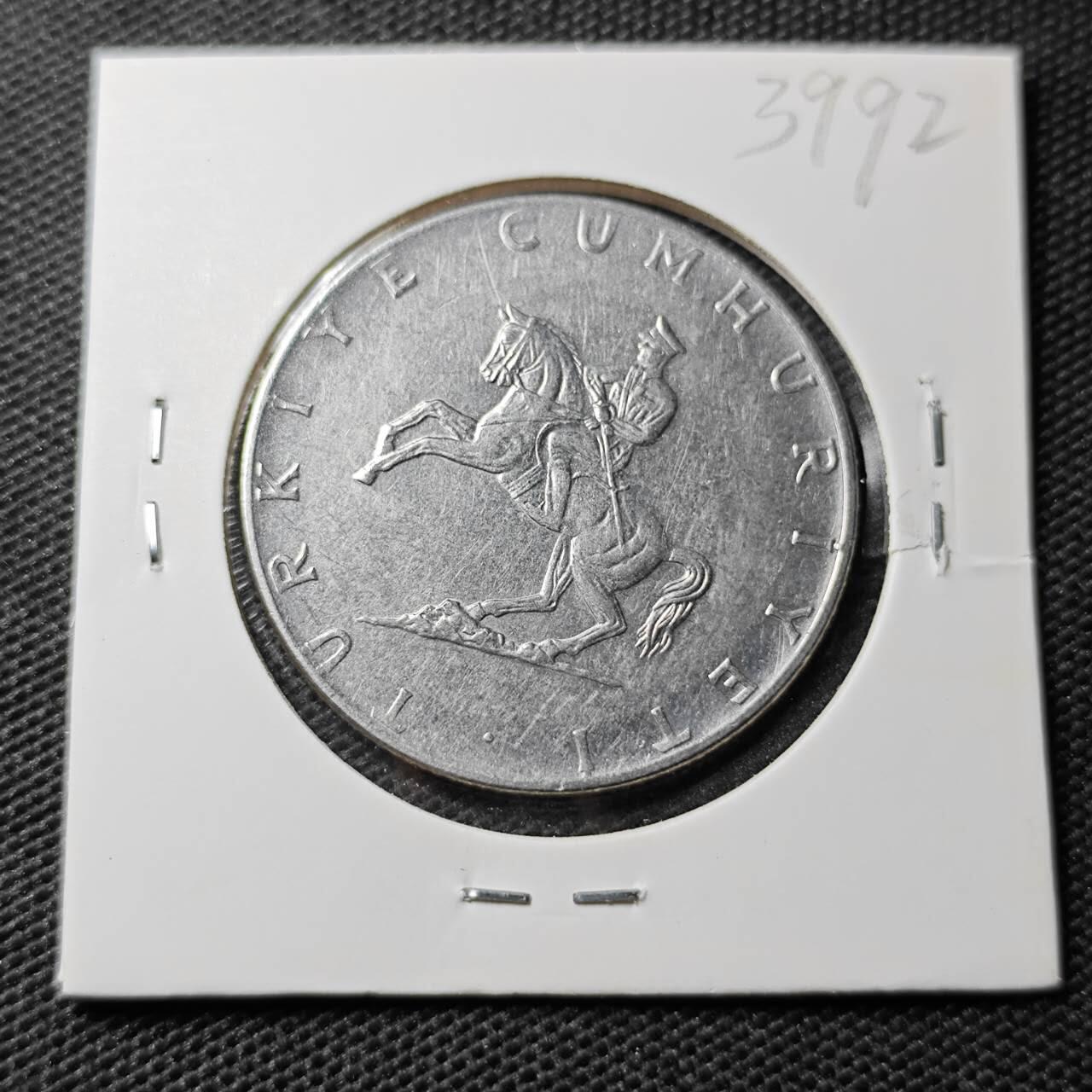 KK钱币收藏小铺 第339场 2月预留时间 周末发货  1975土耳其5里拉