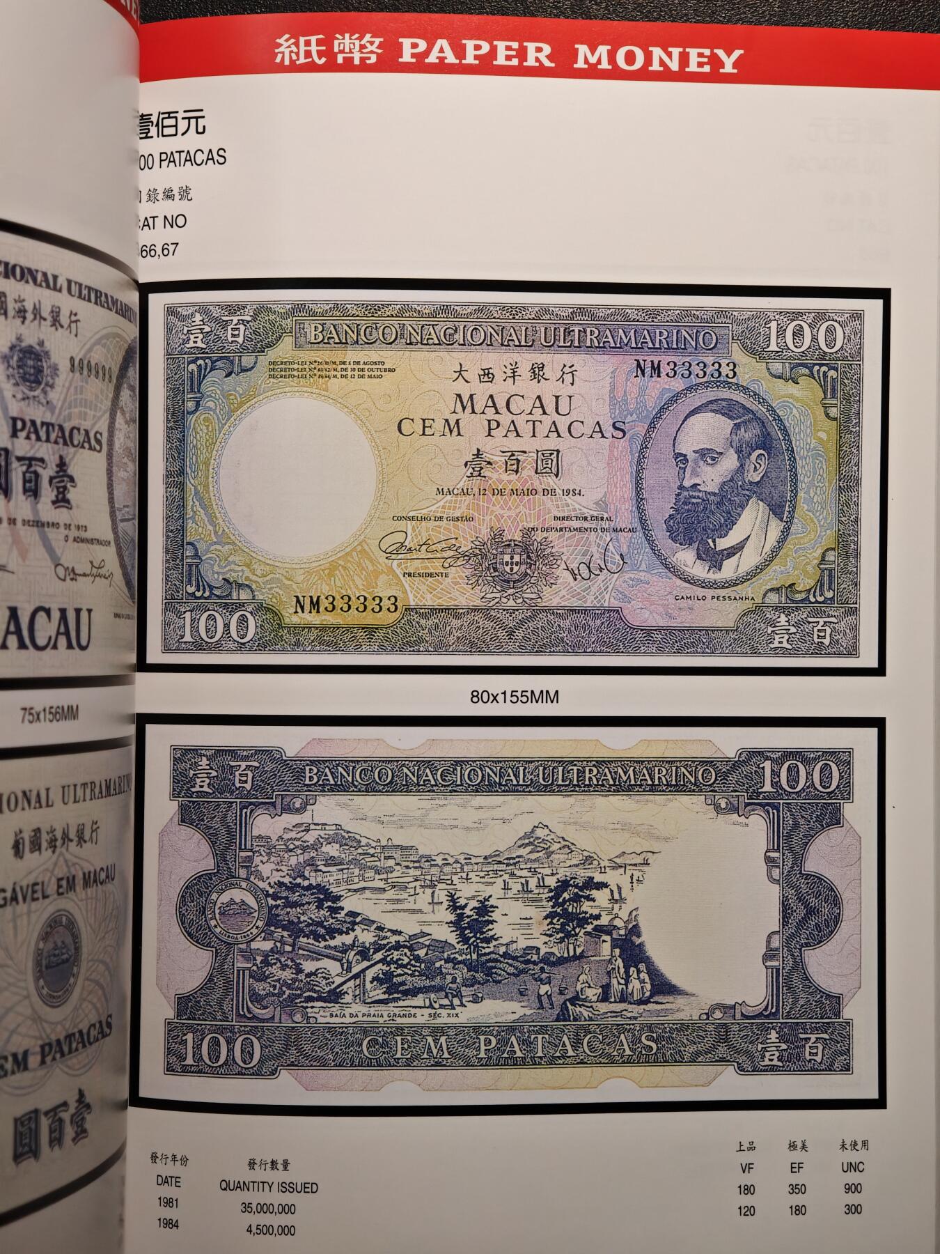 【德藏】世界币章拍卖第147期（拍品征集中~欢迎藏友联系） 97新 澳门货币图录 全彩铜板纸印刷 全书约133页