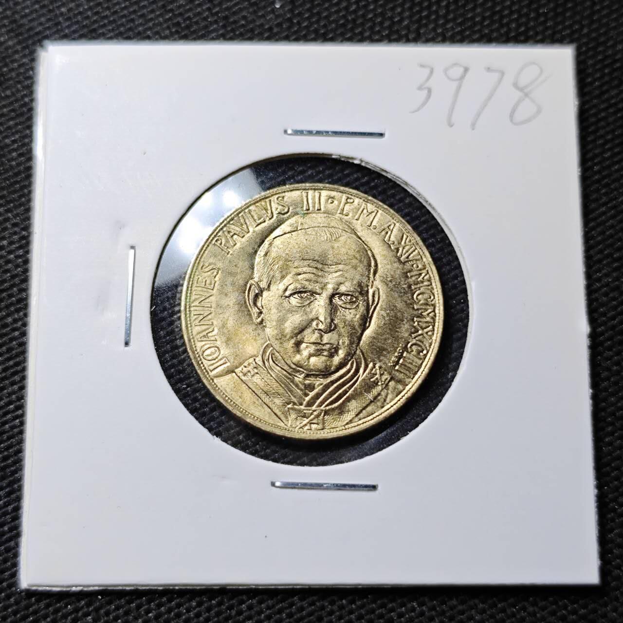 KK钱币收藏小铺 第339场 2月预留时间 周末发货  梵蒂冈200里拉 好品
