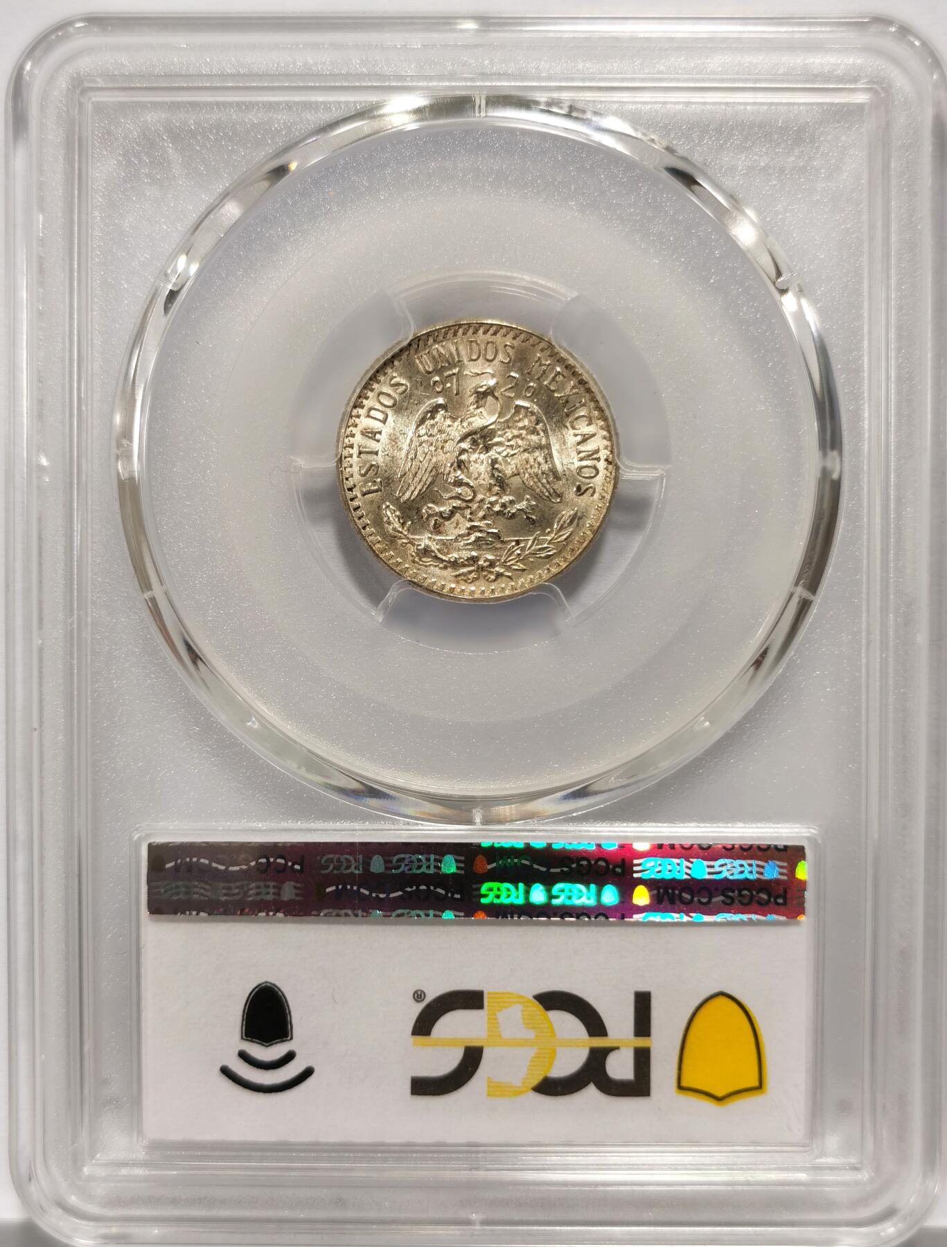 博洋堂世界钱币拍卖第140期（全场包邮） PCGS MS65 墨西哥1942年鹰洋20分银币