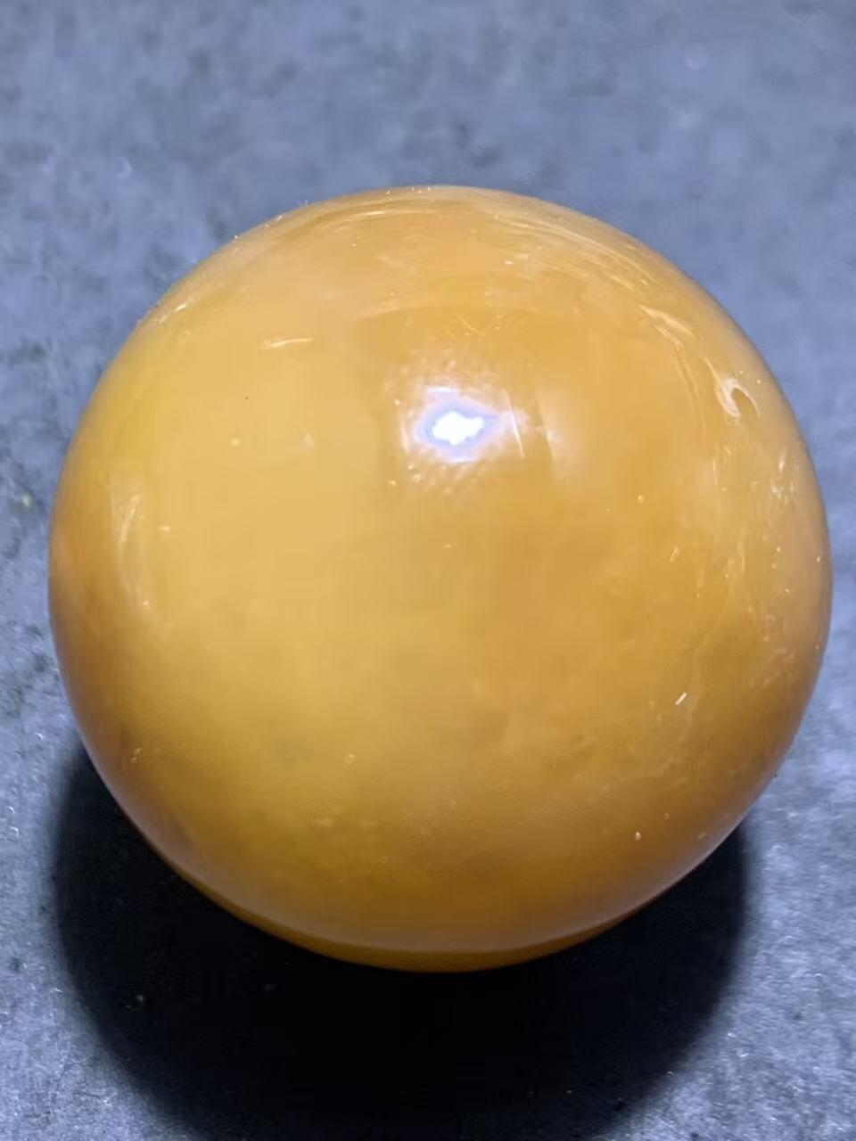 精美冰飘冻料高玉化战国红玛瑙大圆珠一颗