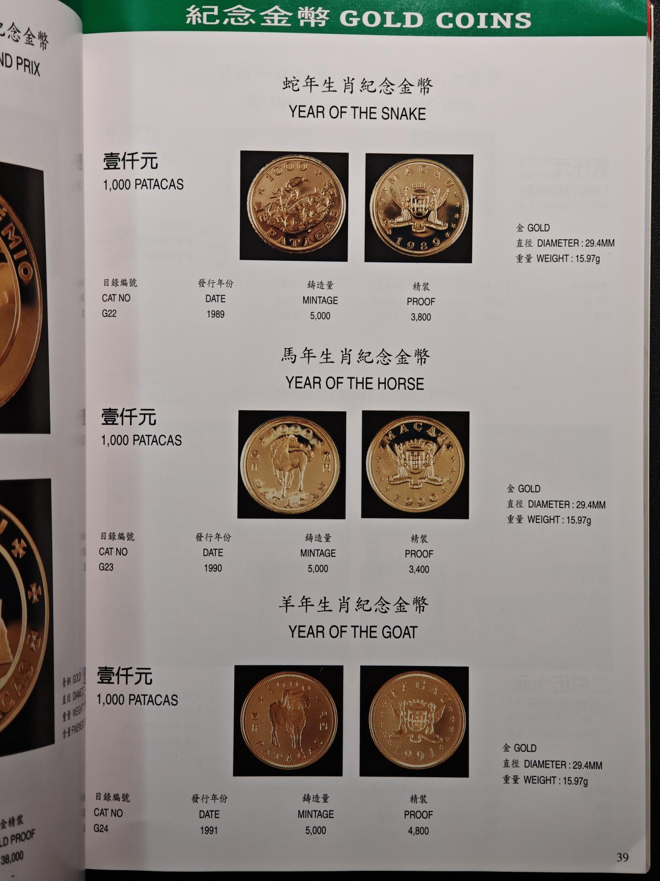 【德藏】世界币章拍卖第147期（拍品征集中~欢迎藏友联系） 97新 澳门货币图录 全彩铜板纸印刷 全书约133页