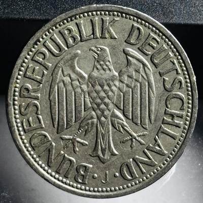 文馨钱币收藏第 272 场， 长期接收代拍品 - 1955 年德国 1 马克 J 版