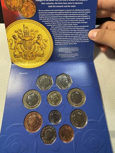 甄臻铺-世界币章拍卖（第34期），送拍享返佣金等优惠多多 原封装 英国2003年 BU10枚套币