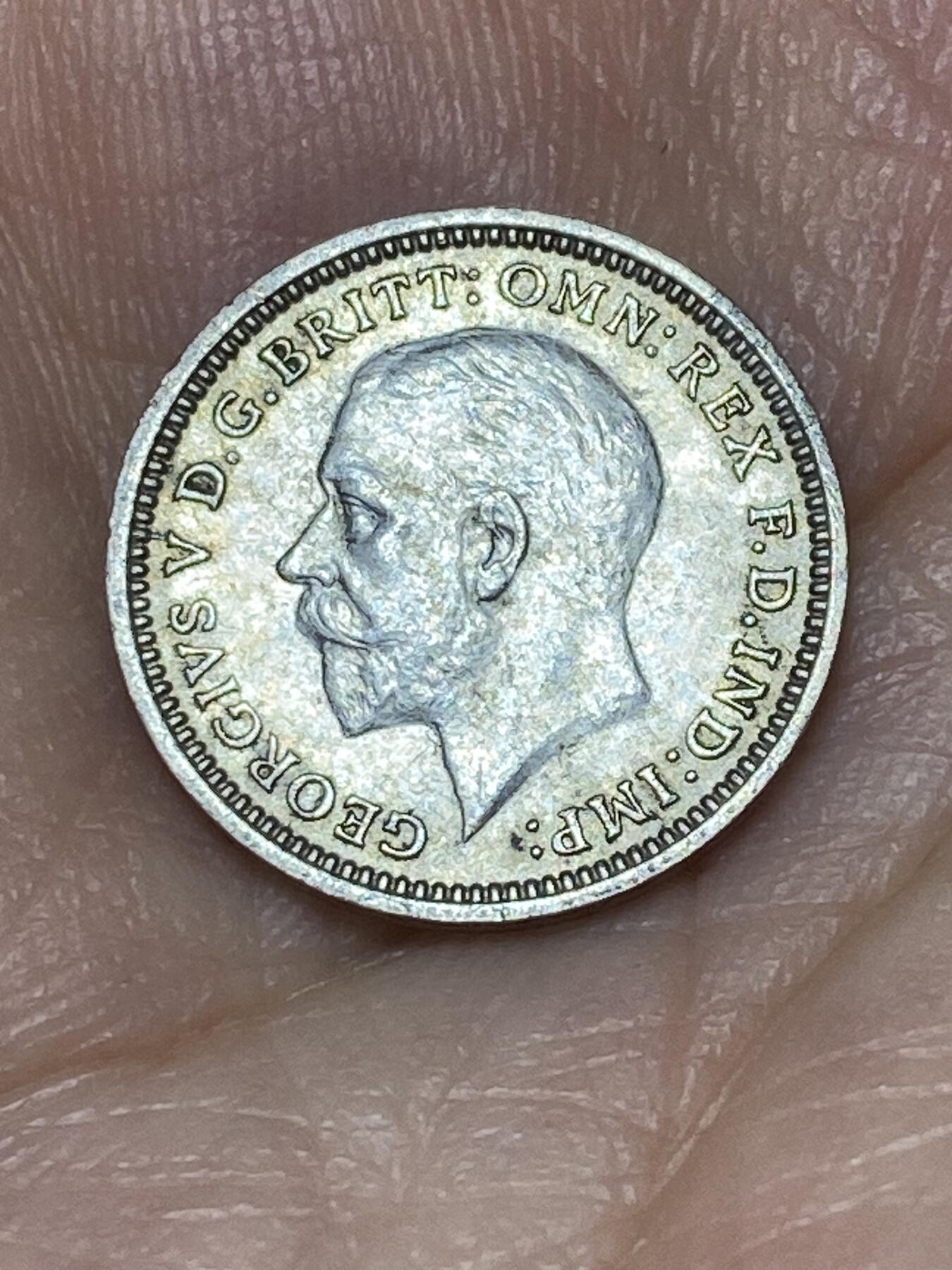 2025年第九十三场(总第一百一十九场）外国好品散币(免佣金) 英国🇬🇧1936年3便士银币(乔治五世逝世年，第五版关门年)