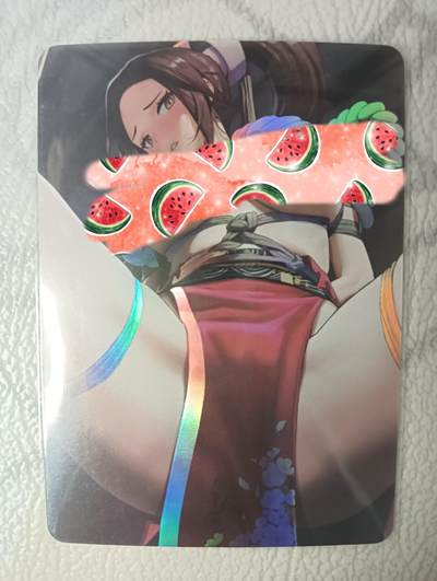 花开卡拍第39期（9月21号周日截拍，品控勿拍!!!拍品不寄存，运费5元，自制卡难免瑕疵，可能存在轻微撞角爆边等出厂瑕疵，品控介意勿拍！） - 艺术卡 卡将 不知火舞 彩闪单卡