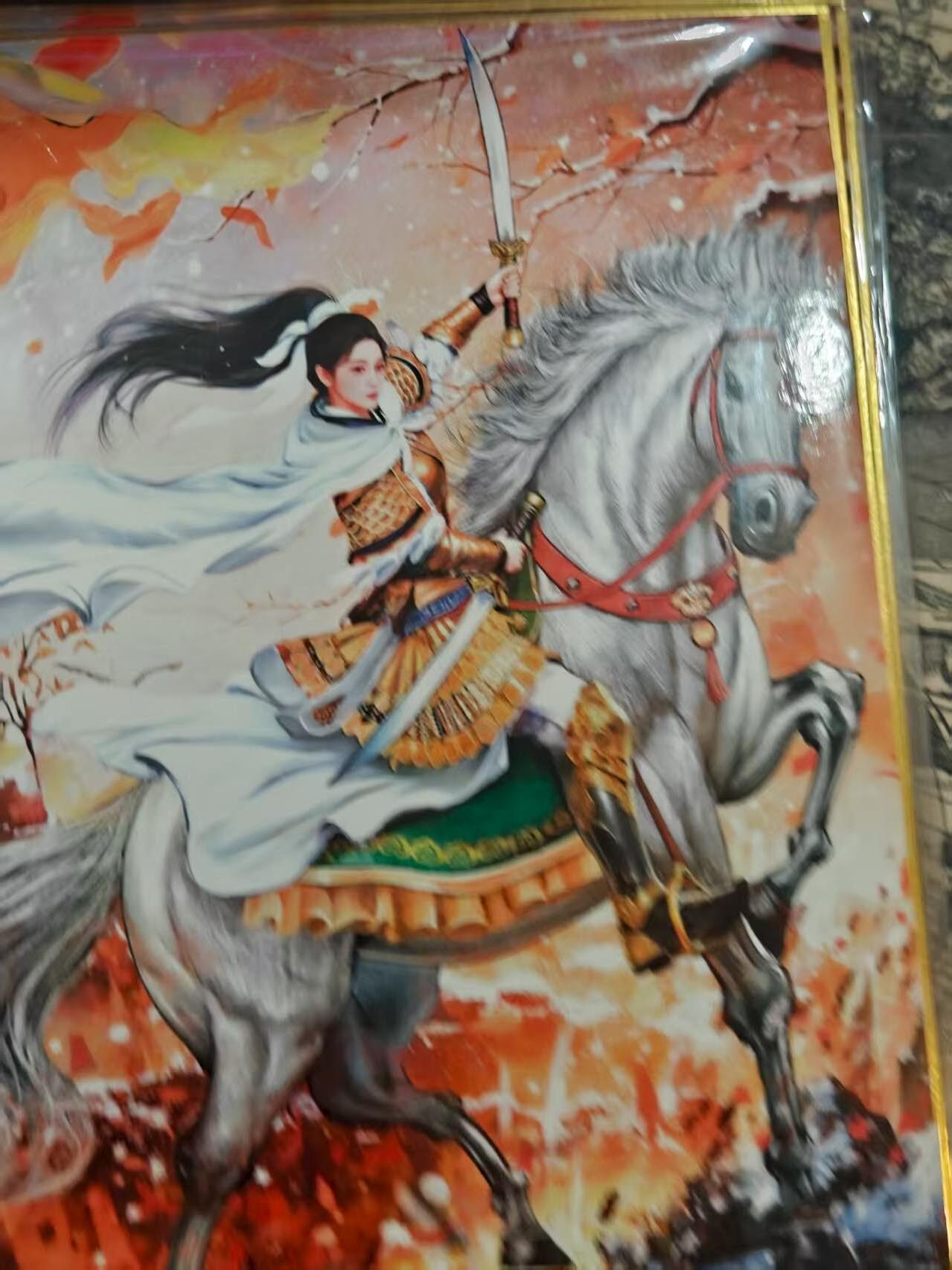 龙虎卡牌第五十五场 （无佣金，满120包邮，周六晚上结拍，欢迎送拍） 【亲签】A4色纸 山河潮玩 华夏惊鸿录 青朴-白衣三娘