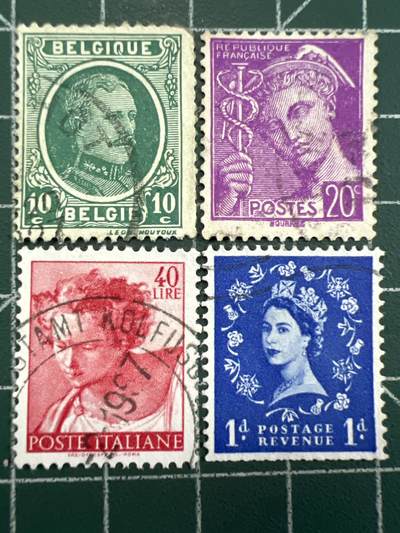 第1050 邮票专场 （无押金，捡漏，全场50包邮，偏远地区除外，接收代拍业务，本店十天发一次货） - 邮票