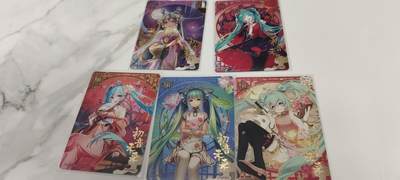 秋原瞳的小店第二十三期（持续收拍，夏蝉，夜色，蛙鸣，西瓜田，稻草堆…………） - 卡游早期初音lr5张国风不同，实物很好看