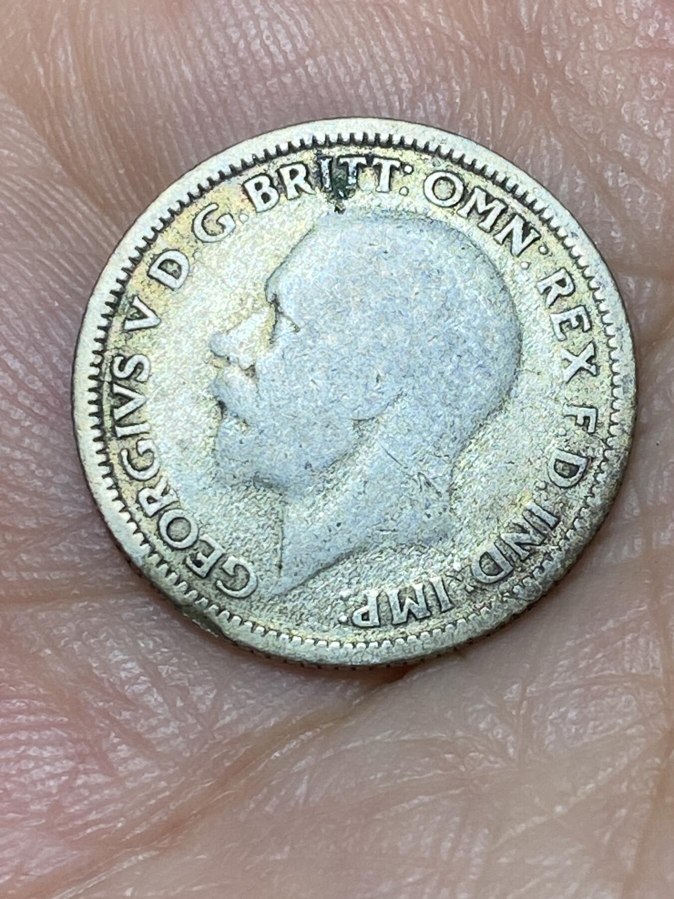 2025年第九十三场(总第一百一十九场）外国好品散币(免佣金) 英国🇬🇧1928年6便士银币(乔治五世第三版，500银)