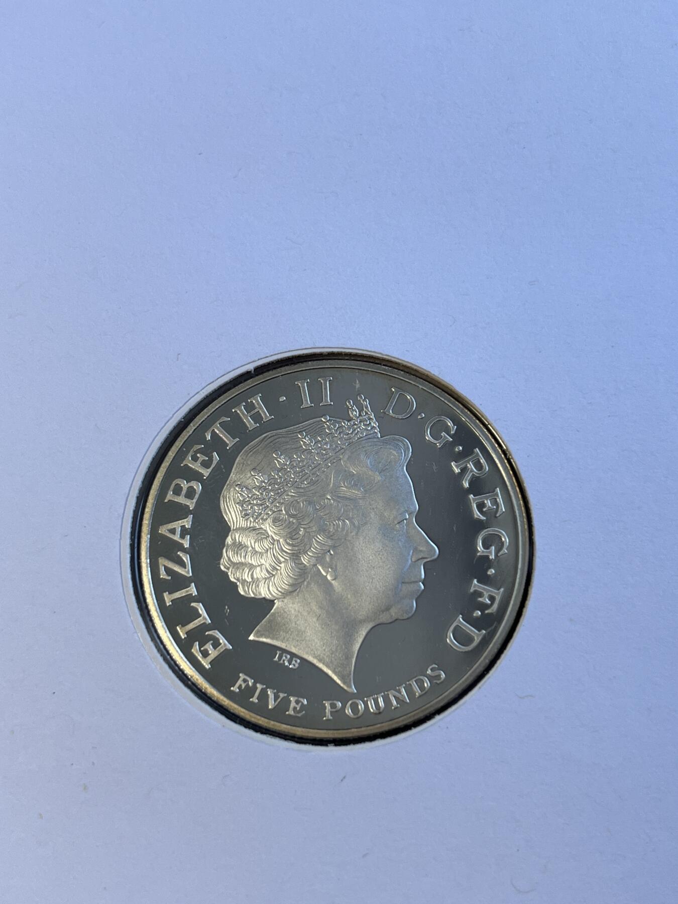 第175期拍卖【长期征集拍品】 英国2004年英法友好协议不列颠女神纪念银币首日封，925银，28.28克，发行500枚