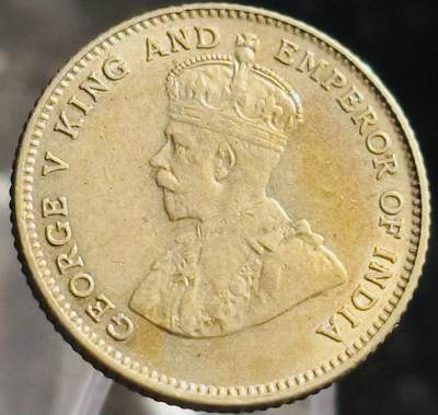 文馨钱币收藏第 272 场， 长期接收代拍品 - 美品 1927 年英属海峡乔治五世 10 分银币，第三版关门年，只发行 2 年
