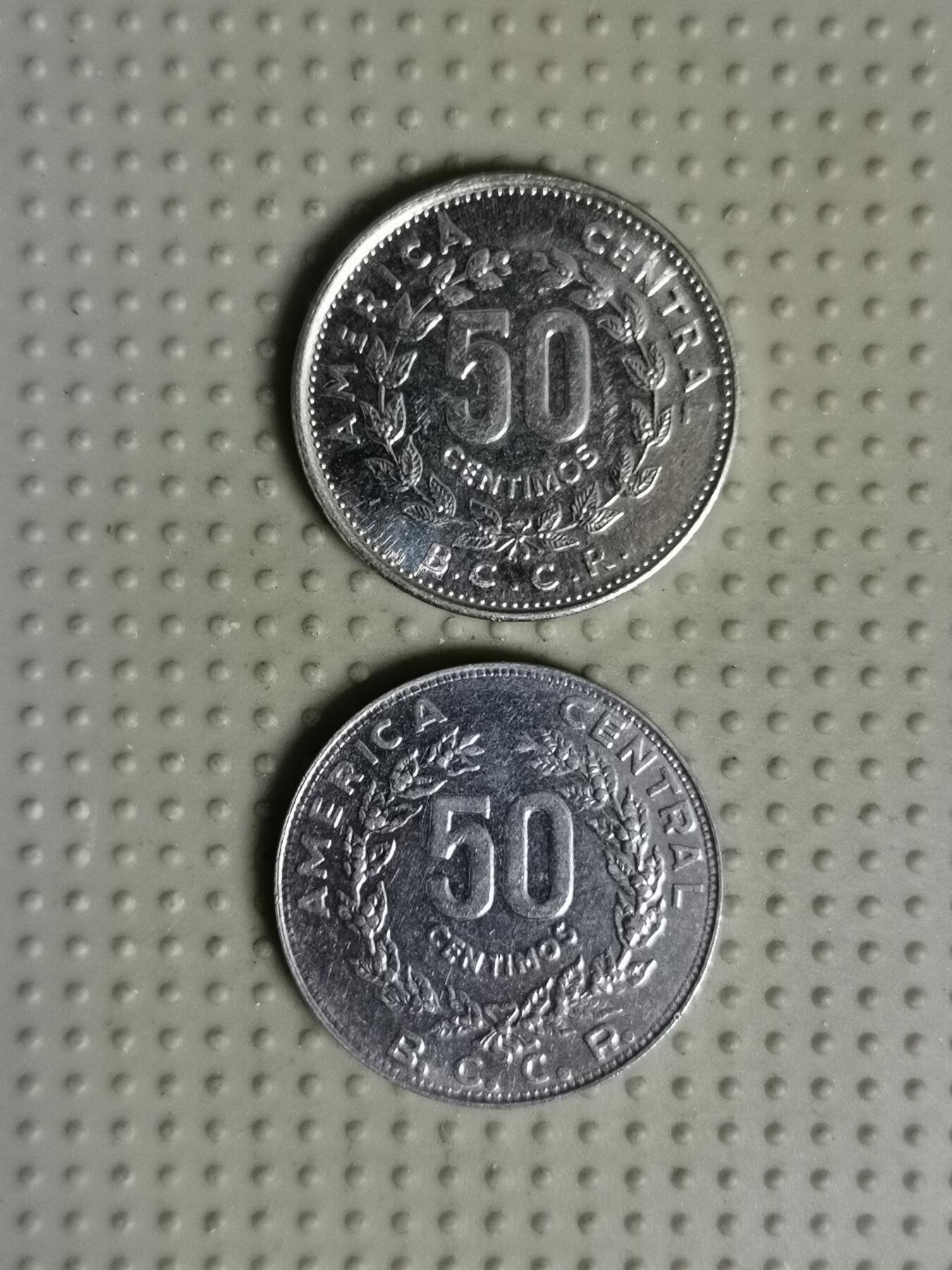 2025年第84场各国散币拍卖（总第84场） 哥斯达黎加50分2枚