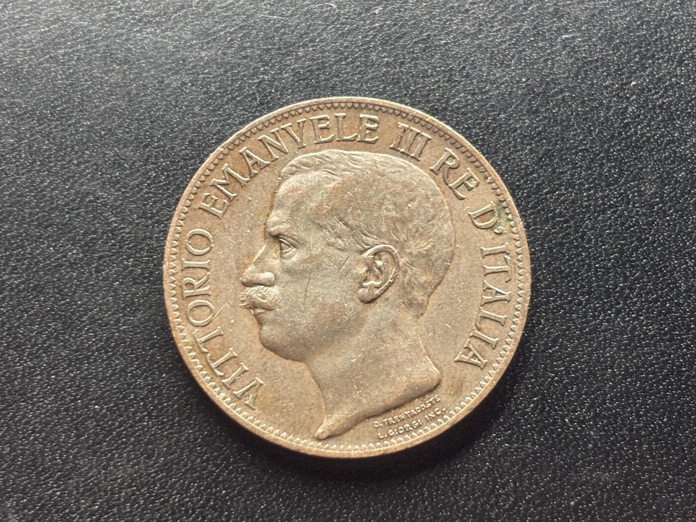邮泉阁限时拍卖第二十五场 各国硬币专场（硬币在国外） 意大利王国1911年10分纪念币
