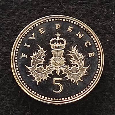 【全场包邮】纯粹捡漏拍套币 - 英国2000年5便士精制纯银币