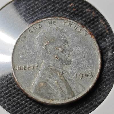 KK钱币收藏小铺 第339场 2月预留时间 周末发货 - 1943美国1分 铁币