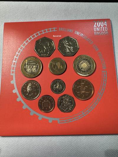 甄臻铺-世界币章拍卖（第34期），送拍享返佣金等优惠多多 英国 2003年BU10枚套币