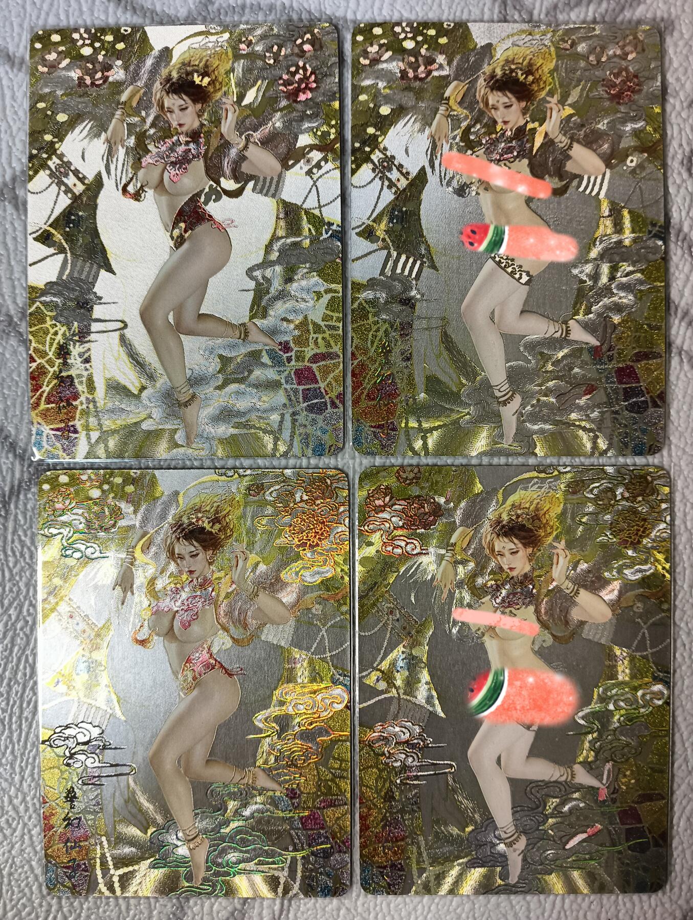 花开卡拍第39期（9月21号周日截拍，品控勿拍!!!拍品不寄存，运费5元，自制卡难免瑕疵，可能存在轻微撞角爆边等出厂瑕疵，品控介意勿拍！）