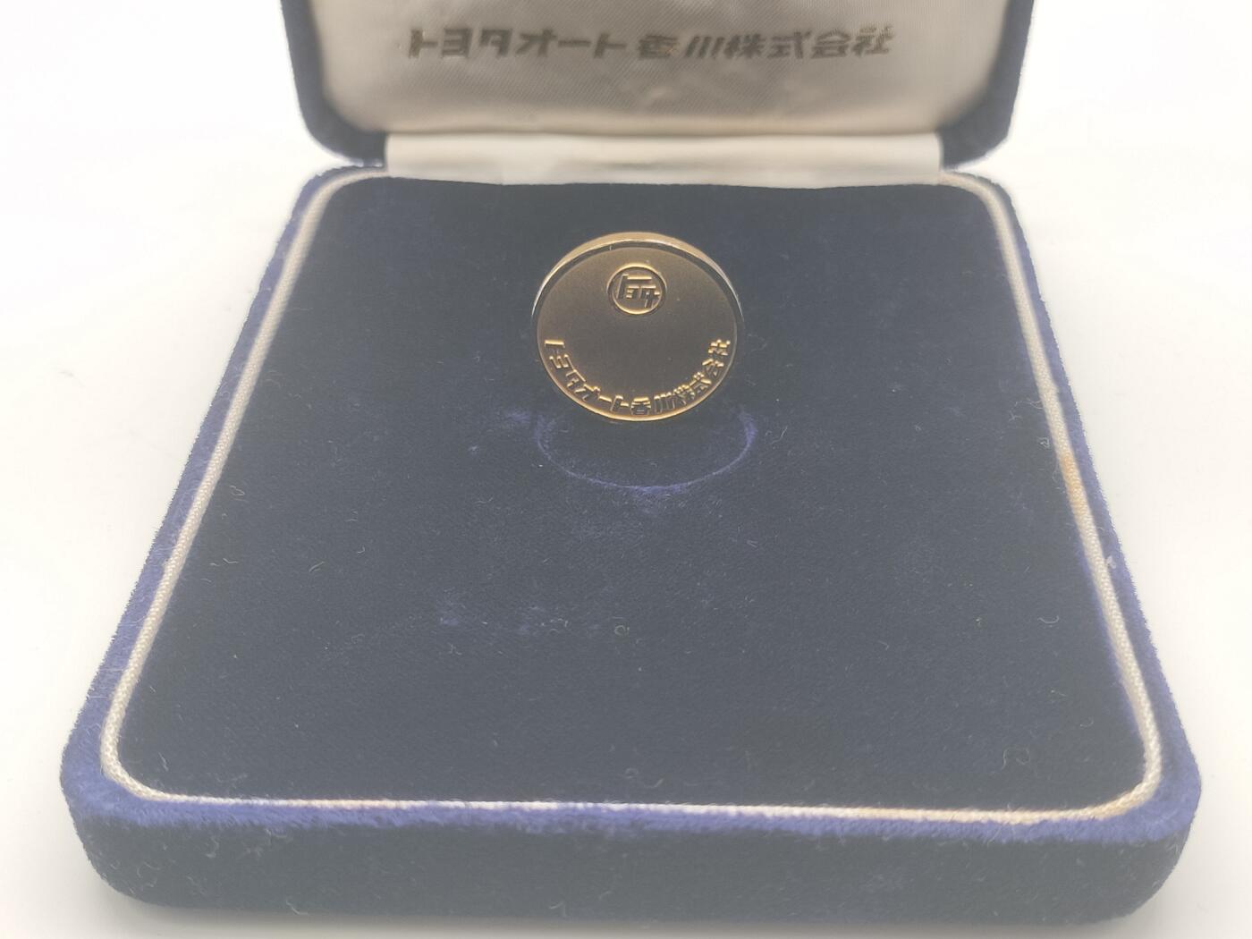 徽章杂项专场 株式会社鎏金纪念章带原盒