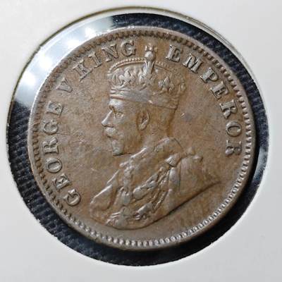 KK钱币收藏小铺 第340场 2月预留时间 周末发货 - 1936英属印度1/4安娜