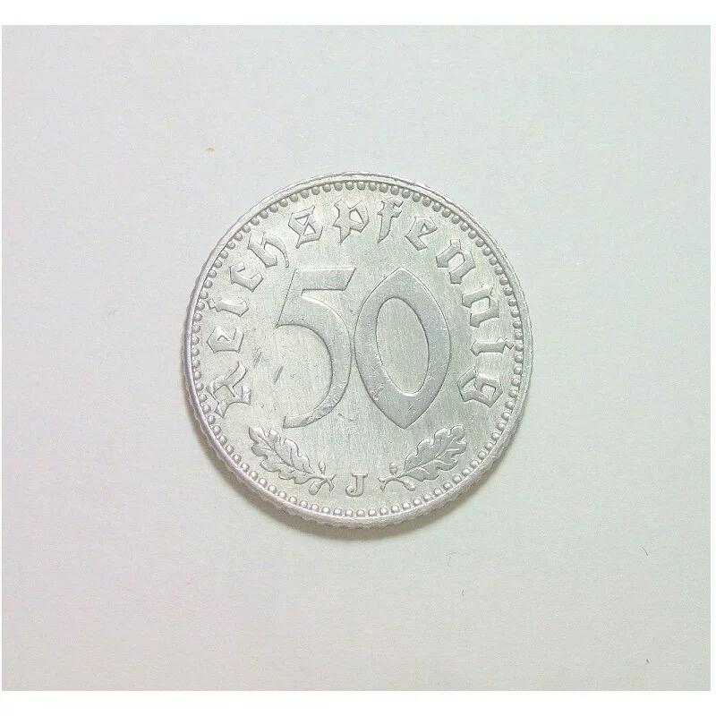 稀年 德国第三帝国1941年J版50芬尼 爽品