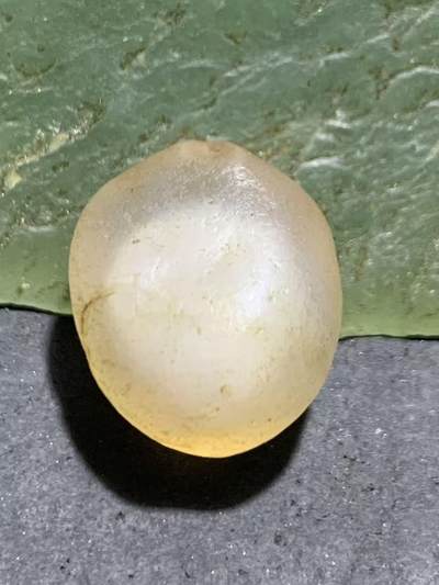 放福利！精美天然高玉化冰皮白糖心阿拉善玛瑙原石一颗 - 放福利！精美天然高玉化冰皮白糖心阿拉善玛瑙原石一颗