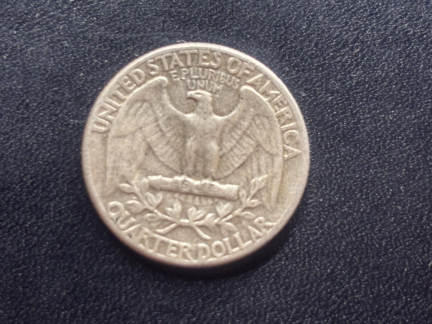 邮泉阁限时拍卖第二十五场 各国硬币专场（硬币在国外） 美国1957年¼美元0.900银币6.2克