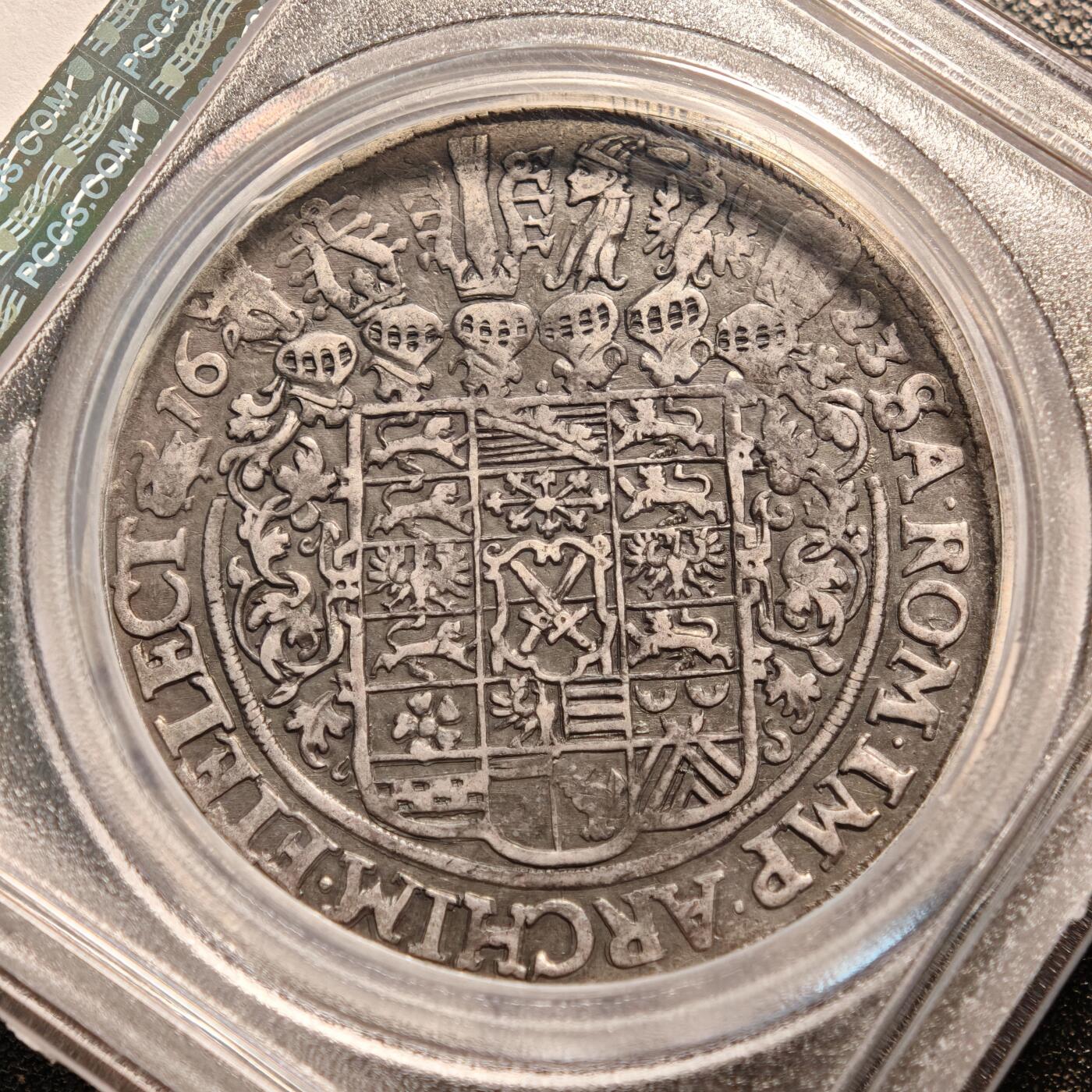 【德藏】世界币章拍卖第147期（拍品征集中~欢迎藏友联系） 1623年 德国萨克森约翰·格奥尔格一世老泰勒大银币 PCGS XF 原味包浆
