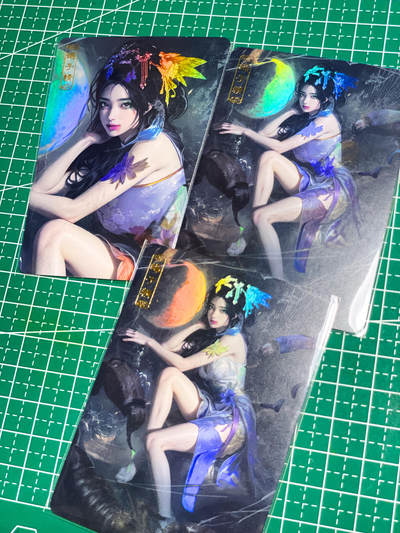 【关注参拍有赠卡】显眼宝32期  9.17日晚21:40结束 - 卡将卡牌  蝎子精 刚吃完嘴上还带血呢 一套3张   金彩工艺   63*88