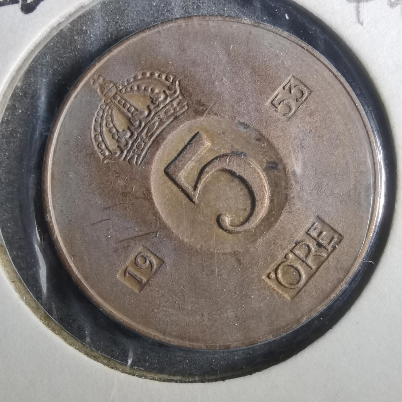 沼泽如烟--第842场 瑞典1953年5欧尔