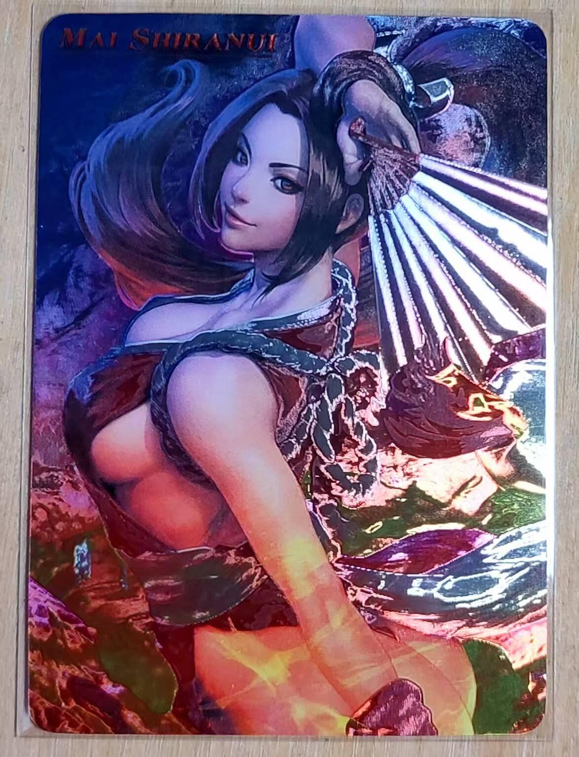 龙虎卡牌第五十五场 （无佣金，满120包邮，周六晚上结拍，欢迎送拍） 光刻 白花恋诗卡牌 不知火舞