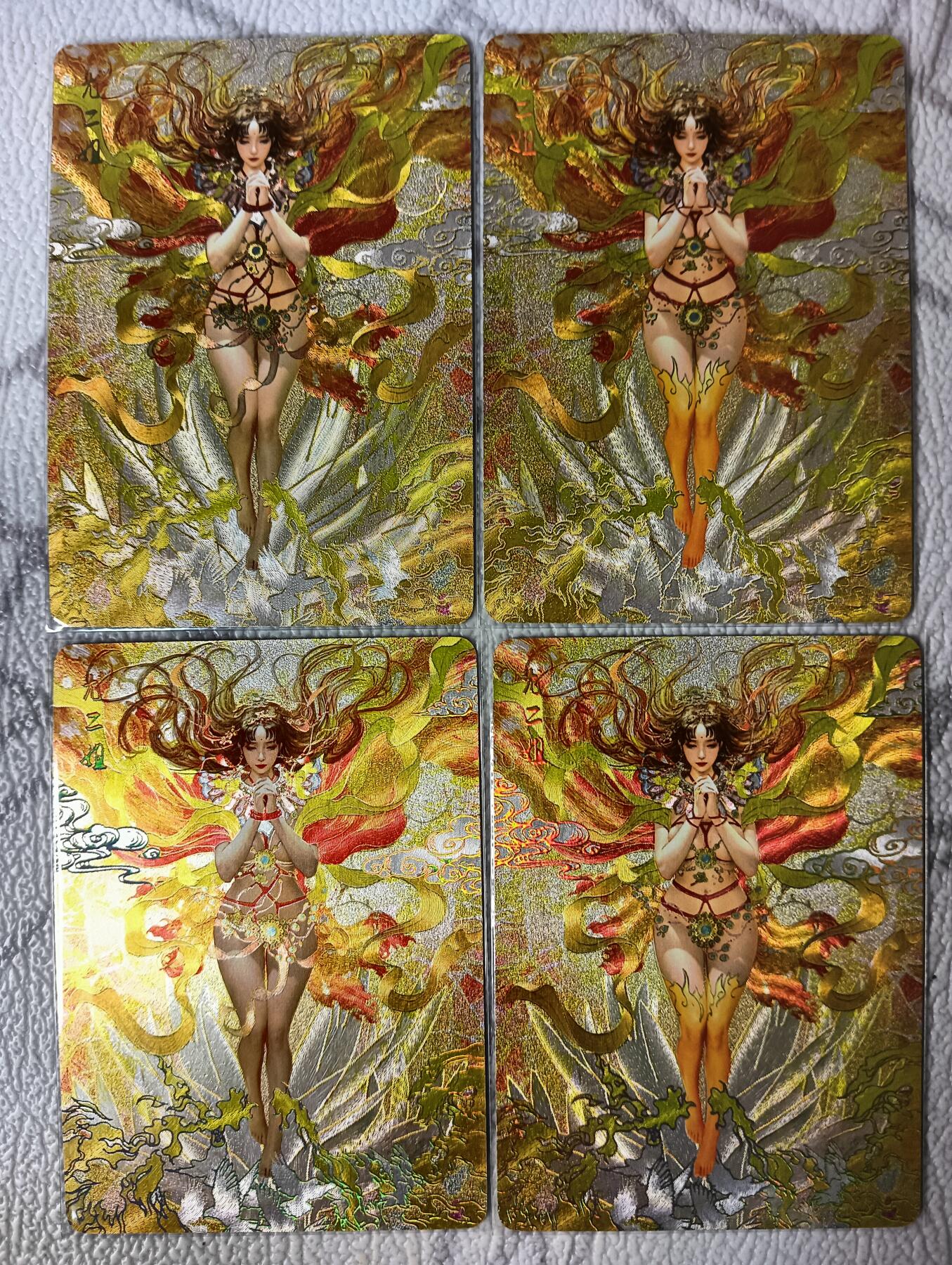 花开卡拍第39期（9月21号周日截拍，品控勿拍!!!拍品不寄存，运费5元，自制卡难免瑕疵，可能存在轻微撞角爆边等出厂瑕疵，品控介意勿拍！）