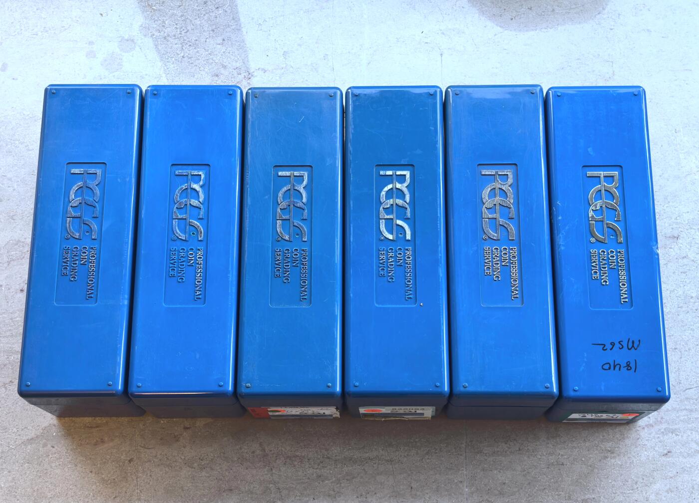 博洋堂世界钱币拍卖第140期（全场包邮） PCGS评级盒6个一组-1