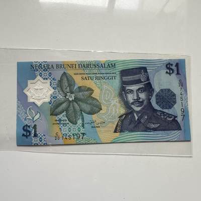 🌹外币初藏🌹🐯2025年第104场  每周二四六晚8️⃣点 接代拍 - 文莱1996年¥1 