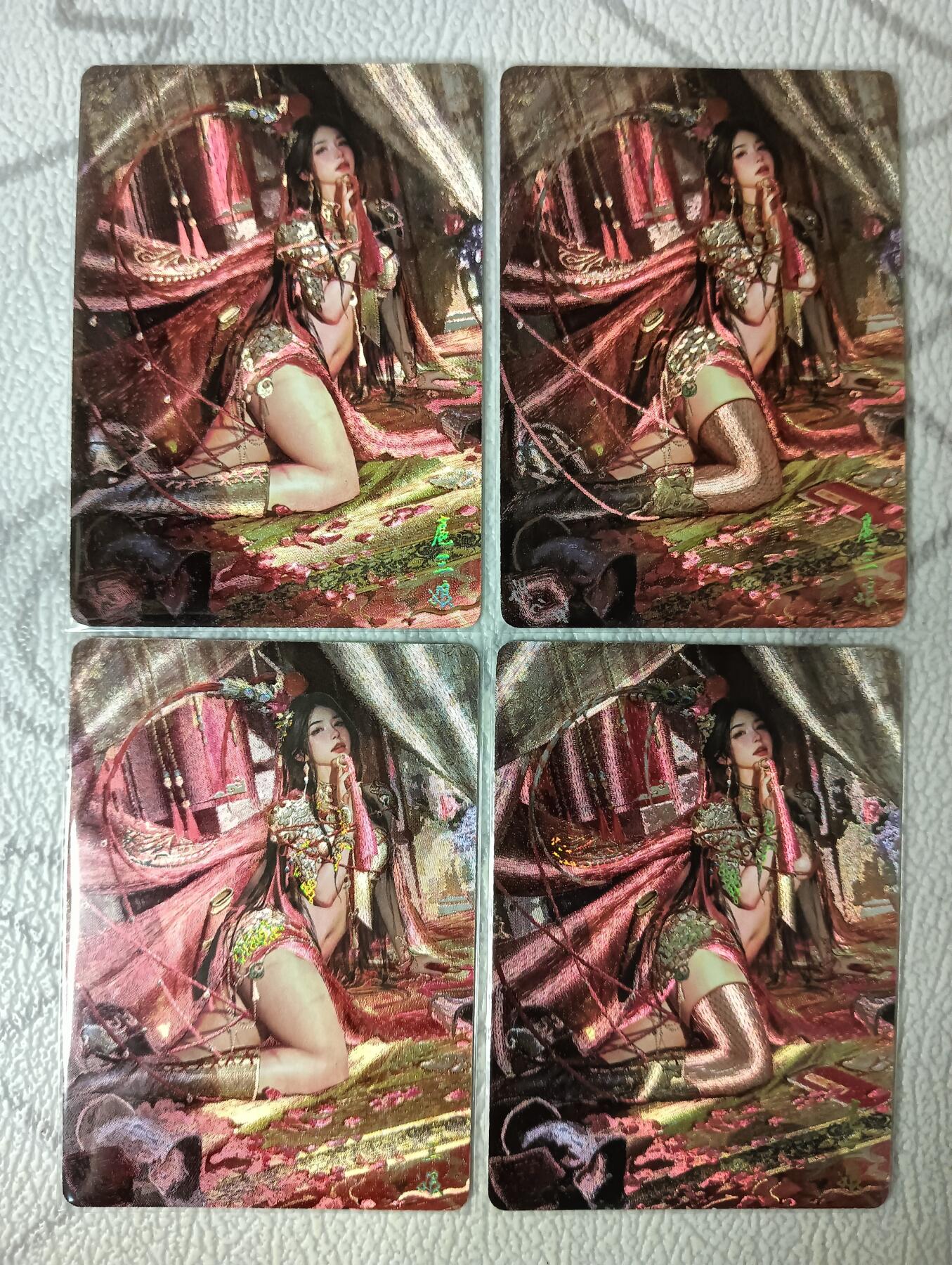 花开卡拍第39期（9月21号周日截拍，品控勿拍!!!拍品不寄存，运费5元，自制卡难免瑕疵，可能存在轻微撞角爆边等出厂瑕疵，品控介意勿拍！）