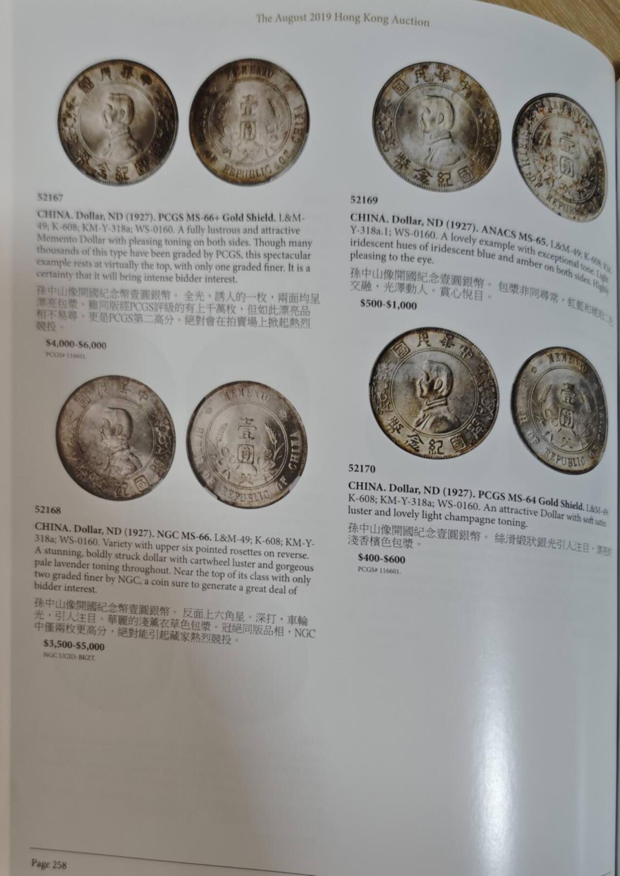 瓶子🏺第208期拍卖会  大拍目录  中国币  530页