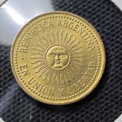 KK钱币收藏小铺 第340场 2月预留时间 周末发货 - 1992阿根廷5分 好品