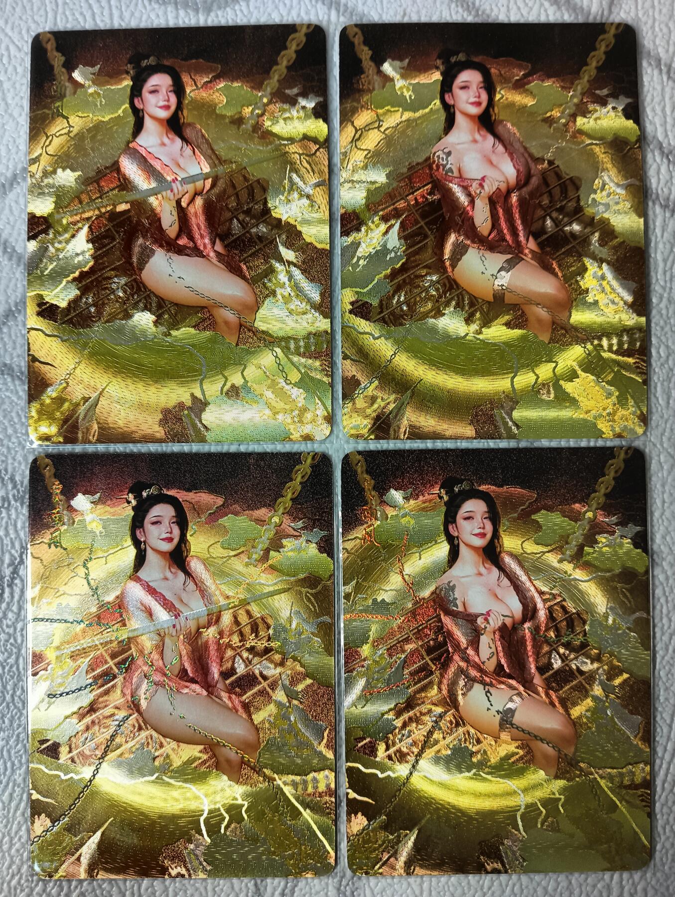 花开卡拍第39期（9月21号周日截拍，品控勿拍!!!拍品不寄存，运费5元，自制卡难免瑕疵，可能存在轻微撞角爆边等出厂瑕疵，品控介意勿拍！）
